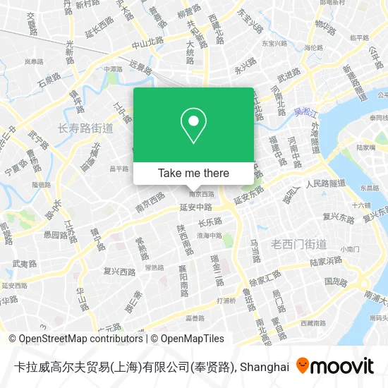 卡拉威高尔夫贸易(上海)有限公司(奉贤路) map