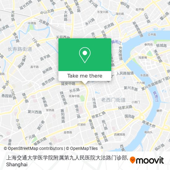 上海交通大学医学院附属第九人民医院大沽路门诊部 map