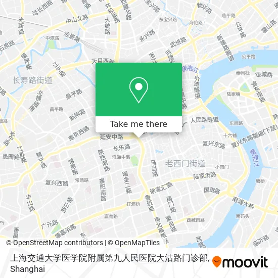 上海交通大学医学院附属第九人民医院大沽路门诊部 map