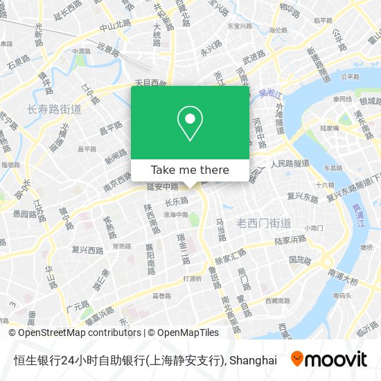 恒生银行24小时自助银行(上海静安支行) map