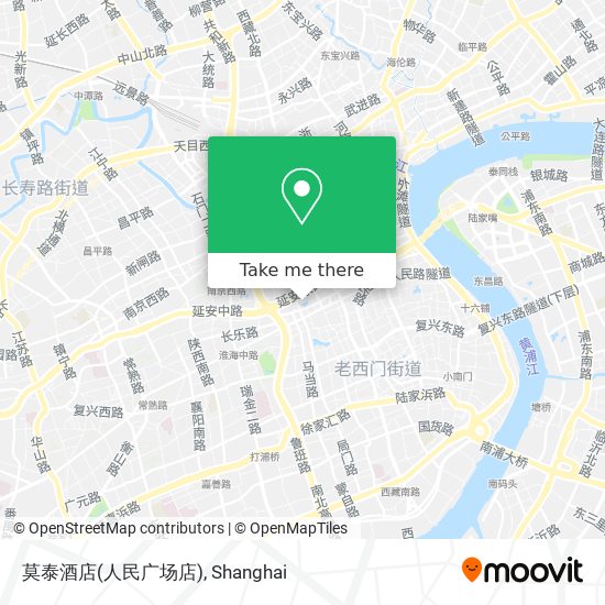 莫泰酒店(人民广场店) map