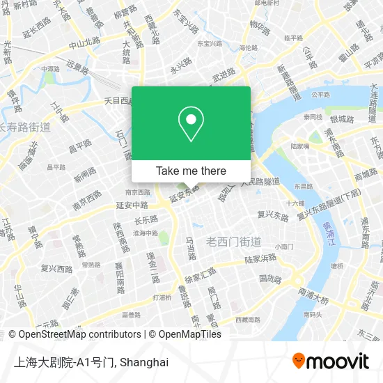 上海大剧院-A1号门 map
