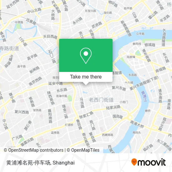 黄浦滩名苑-停车场 map