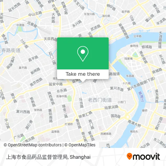 上海市食品药品监督管理局 map