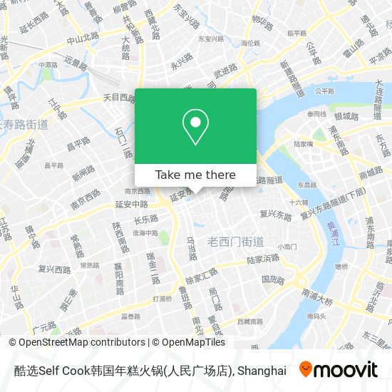 酷选Self Cook韩国年糕火锅(人民广场店) map