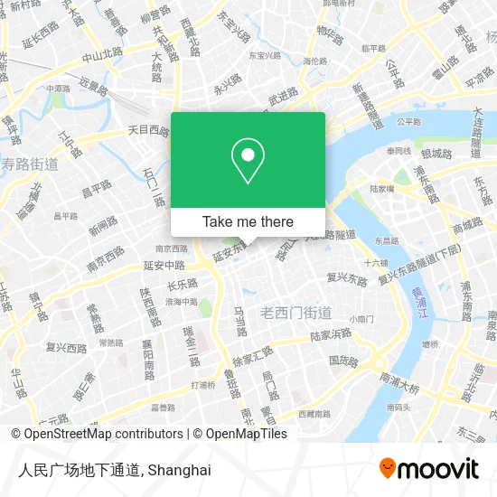 人民广场地下通道 map