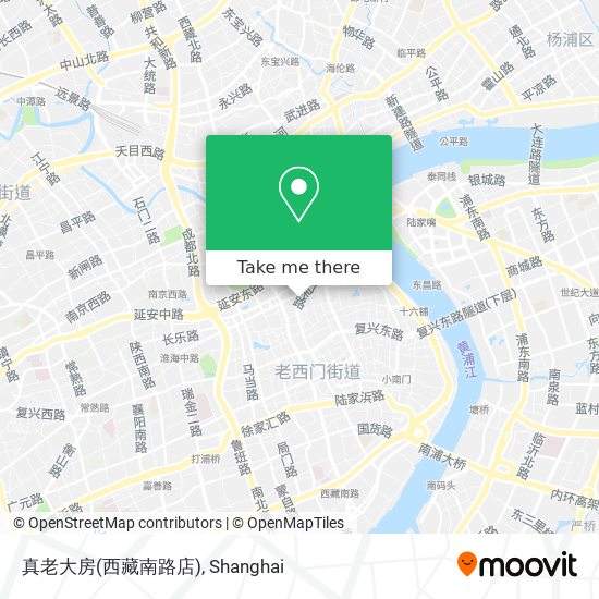 真老大房(西藏南路店) map