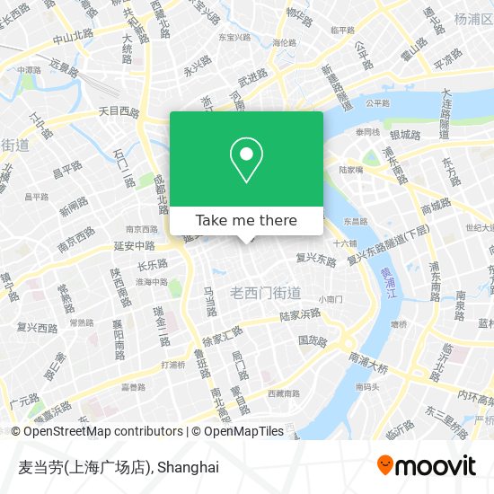 麦当劳(上海广场店) map