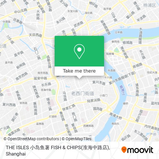 THE ISLES 小岛鱼薯 FISH & CHIPS(淮海中路店) map