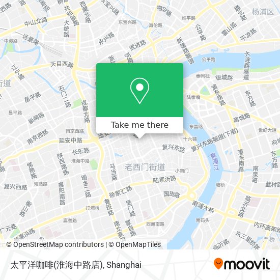 太平洋咖啡(淮海中路店) map