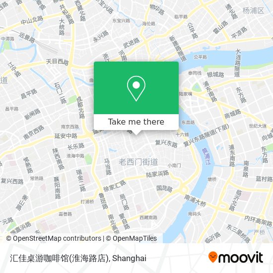 汇佳桌游咖啡馆(淮海路店) map