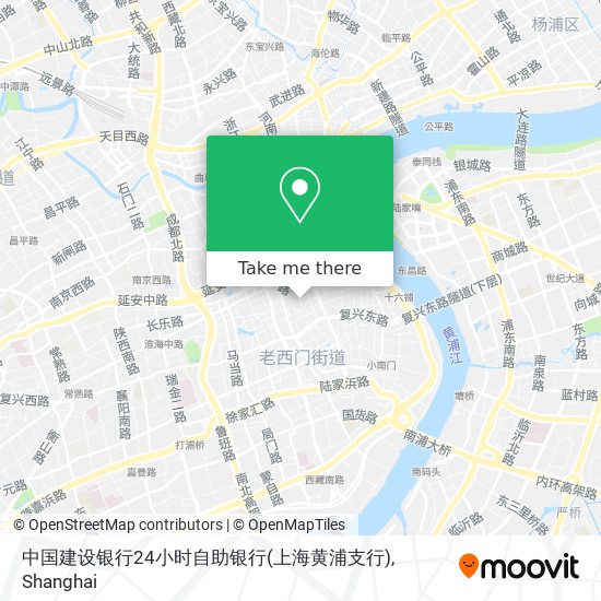 中国建设银行24小时自助银行(上海黄浦支行) map