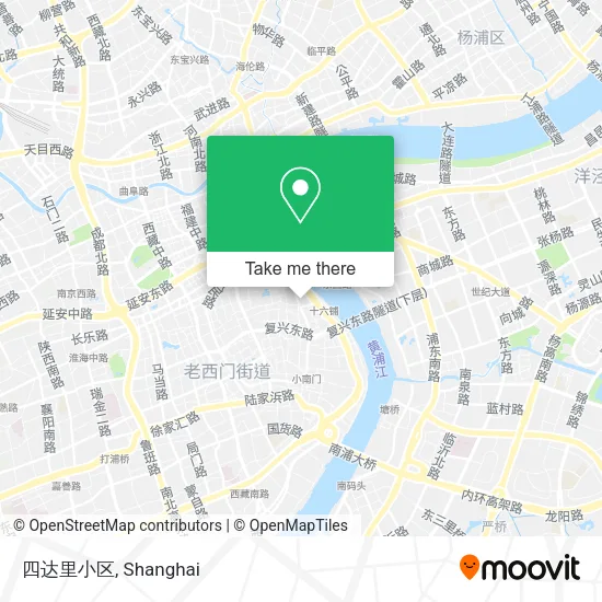 四达里小区 map