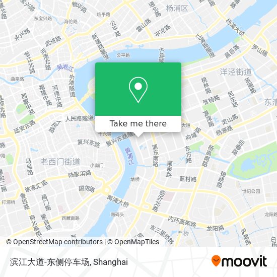 滨江大道-东侧停车场 map