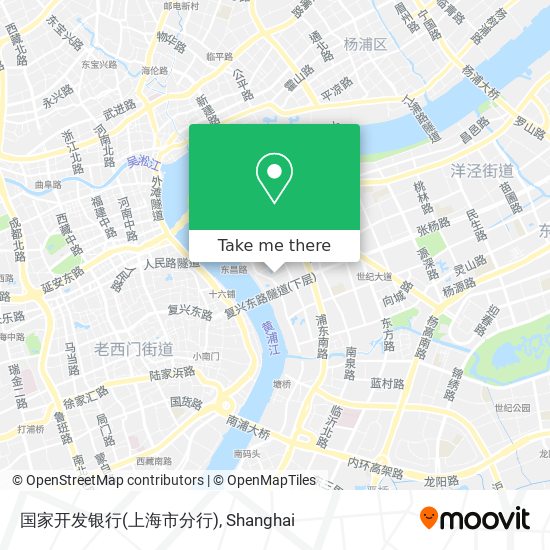 国家开发银行(上海市分行) map