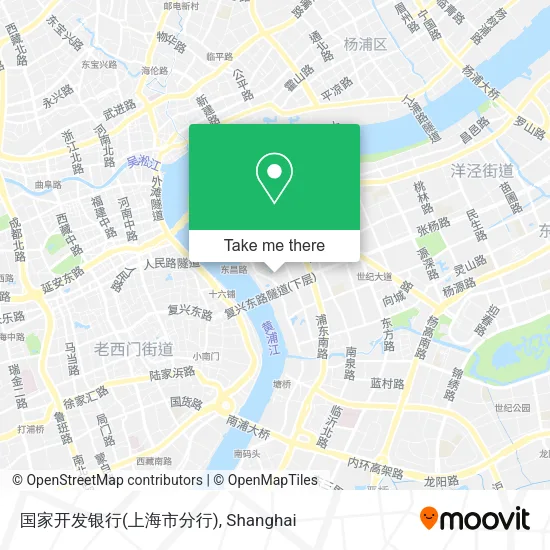 国家开发银行(上海市分行) map