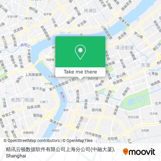 精讯云顿数据软件有限公司上海分公司(中融大厦) map