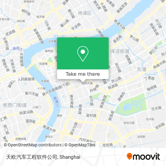天欧汽车工程软件公司 map
