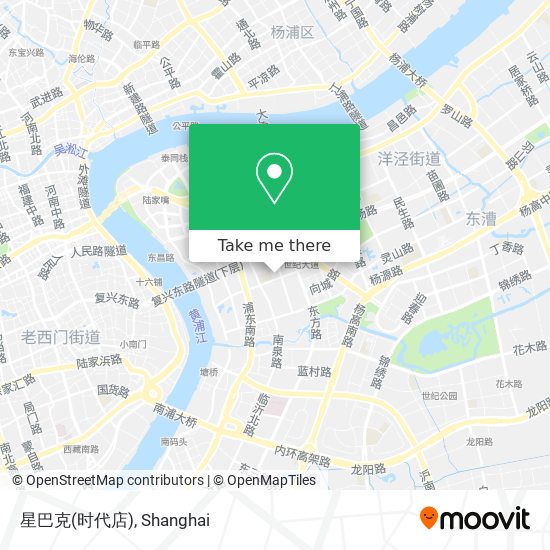 星巴克(时代店) map