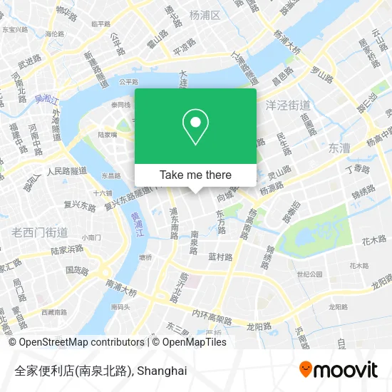全家便利店(南泉北路) map