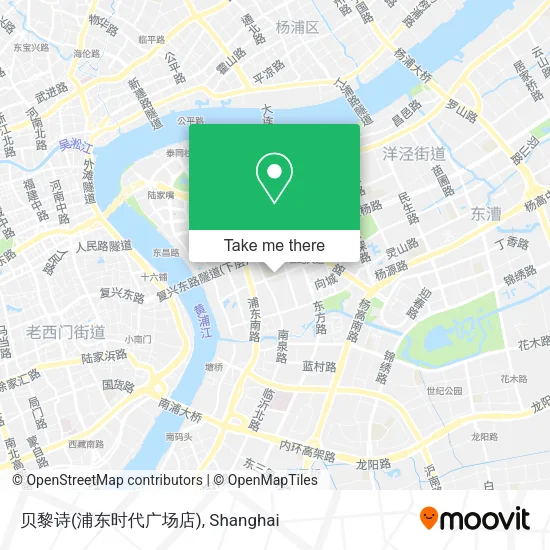 贝黎诗(浦东时代广场店) map
