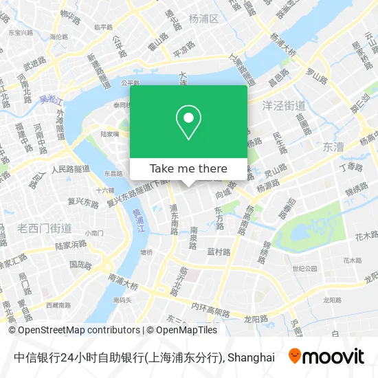 中信银行24小时自助银行(上海浦东分行) map