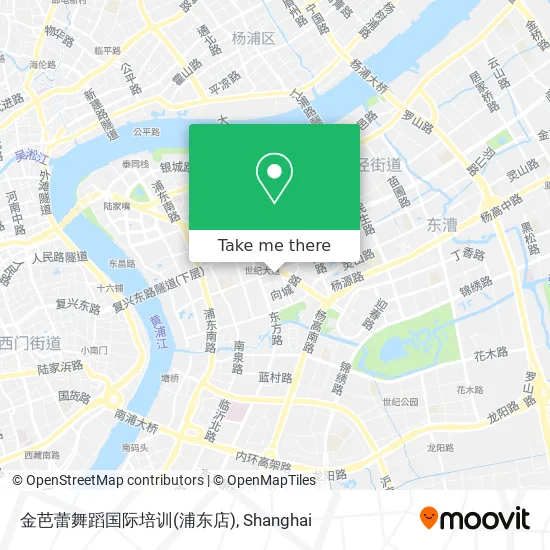 金芭蕾舞蹈国际培训(浦东店) map