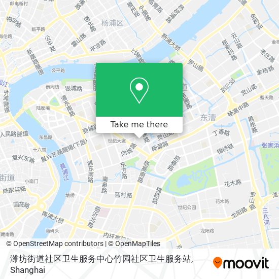 潍坊街道社区卫生服务中心竹园社区卫生服务站 map