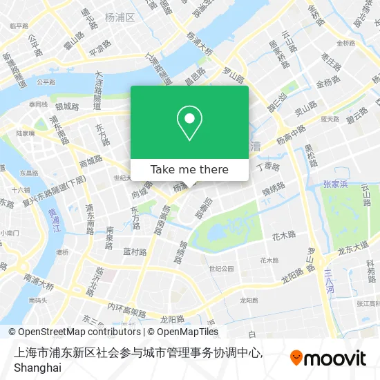 上海市浦东新区社会参与城市管理事务协调中心 map