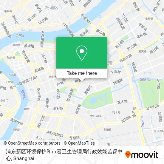 浦东新区环境保护和市容卫生管理局行政效能监督中心 map