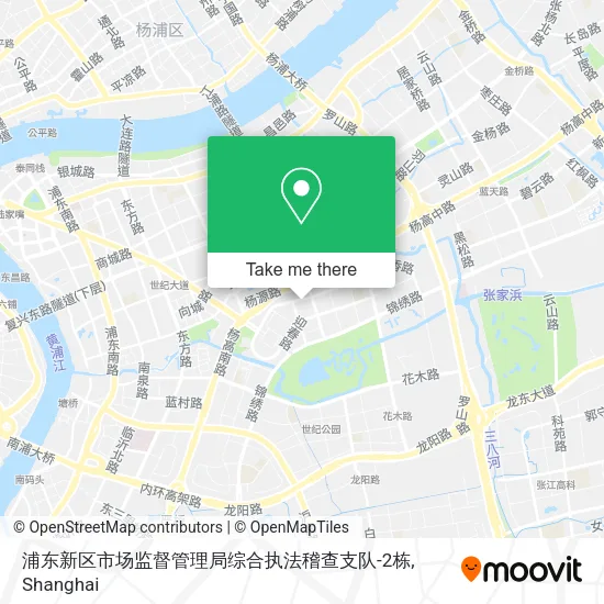 浦东新区市场监督管理局综合执法稽查支队-2栋 map
