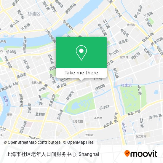 上海市社区老年人日间服务中心 map