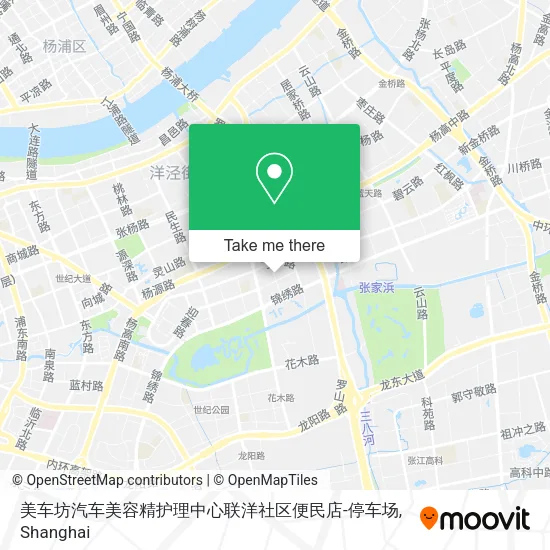 美车坊汽车美容精护理中心联洋社区便民店-停车场 map