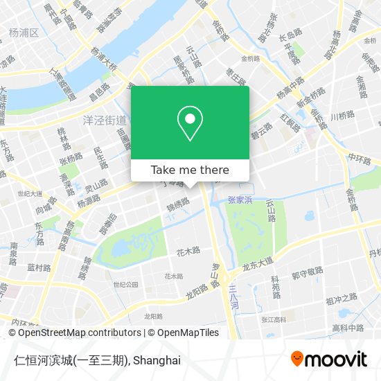 仁恒河滨城(一至三期) map