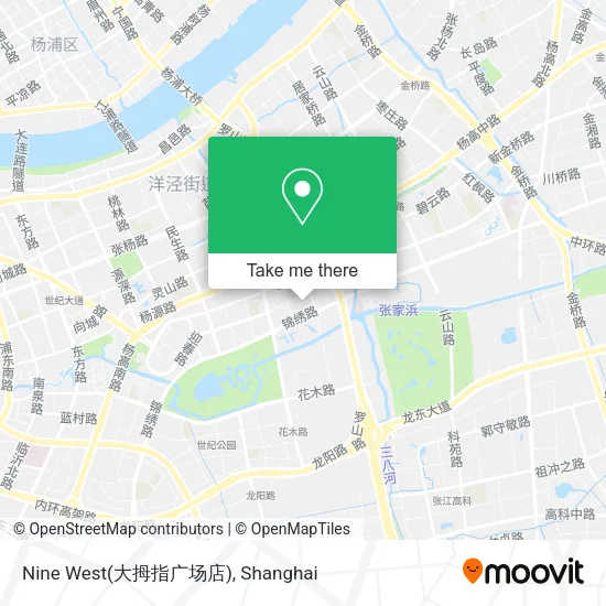 Nine West(大拇指广场店) map