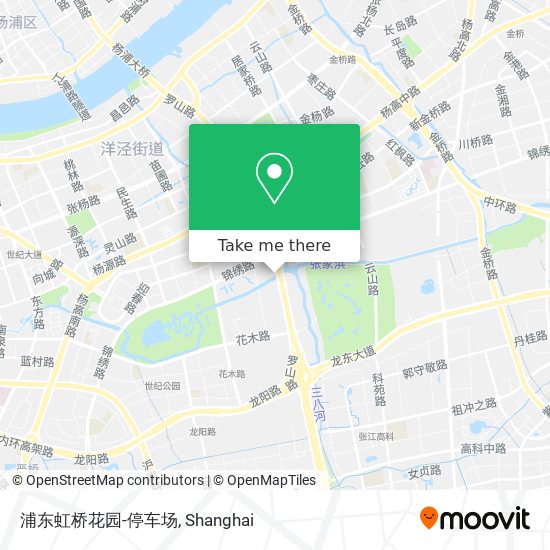 浦东虹桥花园-停车场 map