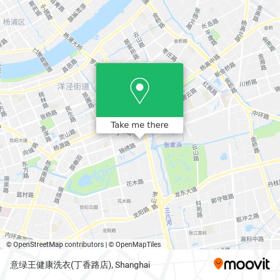 意绿王健康洗衣(丁香路店) map