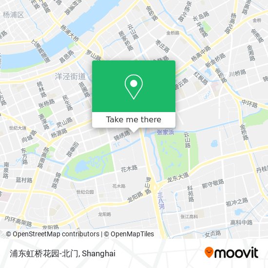 浦东虹桥花园-北门 map