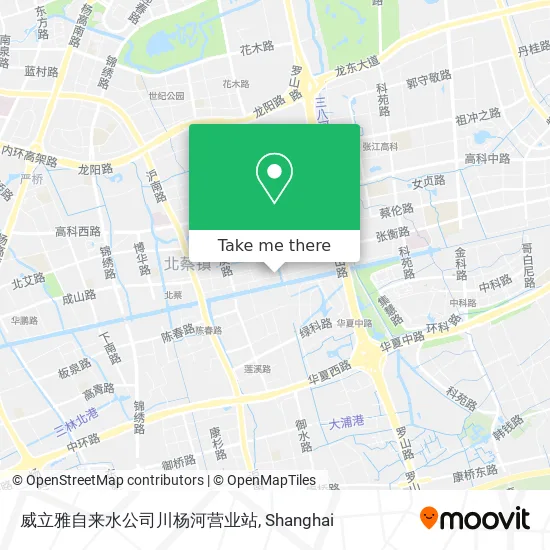 威立雅自来水公司川杨河营业站 map