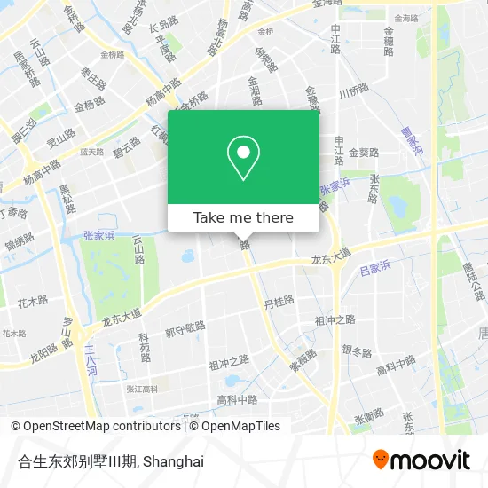 合生东郊别墅III期 map