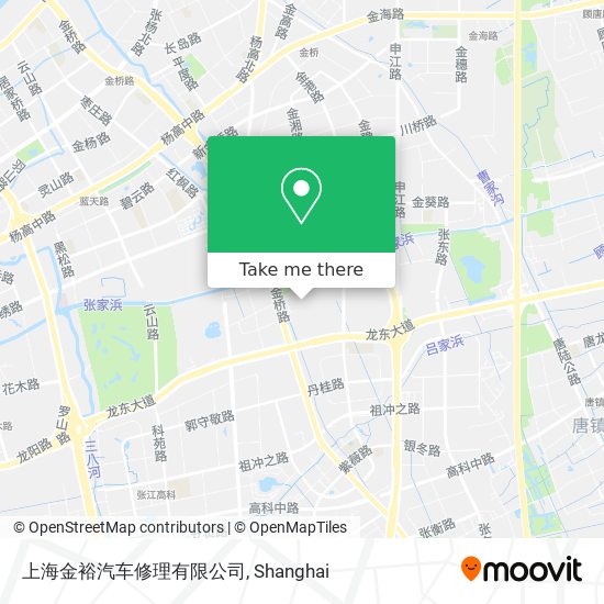 上海金裕汽车修理有限公司 map