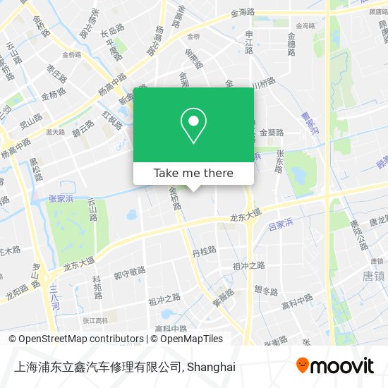 上海浦东立鑫汽车修理有限公司 map