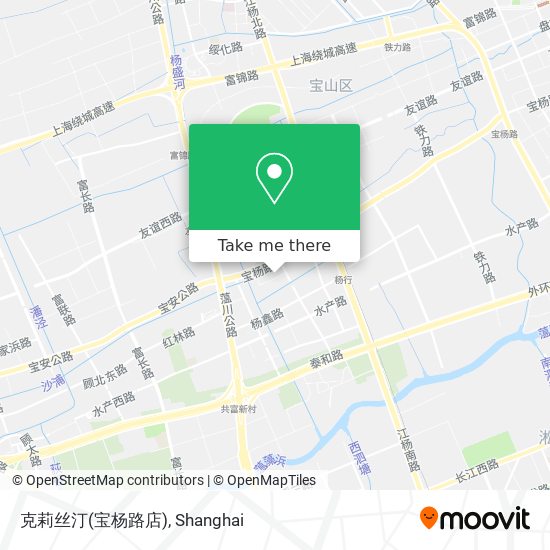 克莉丝汀(宝杨路店) map