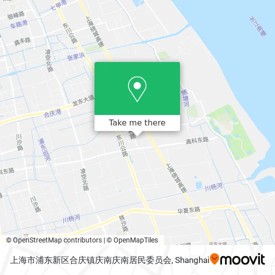 上海市浦东新区合庆镇庆南庆南居民委员会 map