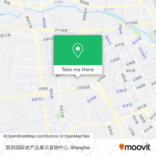 西郊国际农产品展示直销中心 map