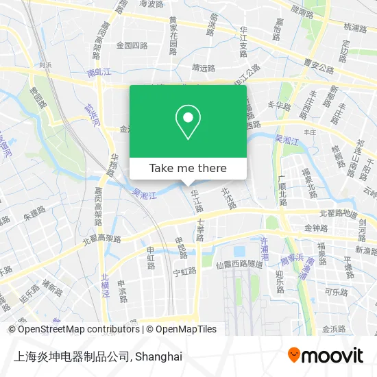 上海炎坤电器制品公司 map