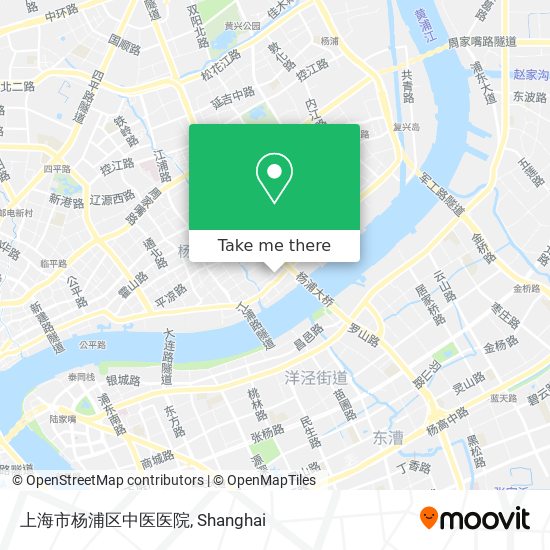 上海市杨浦区中医医院 map