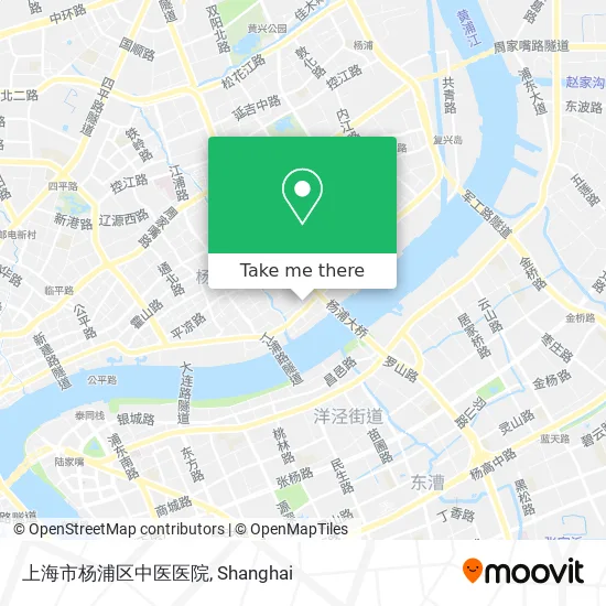 上海市杨浦区中医医院 map