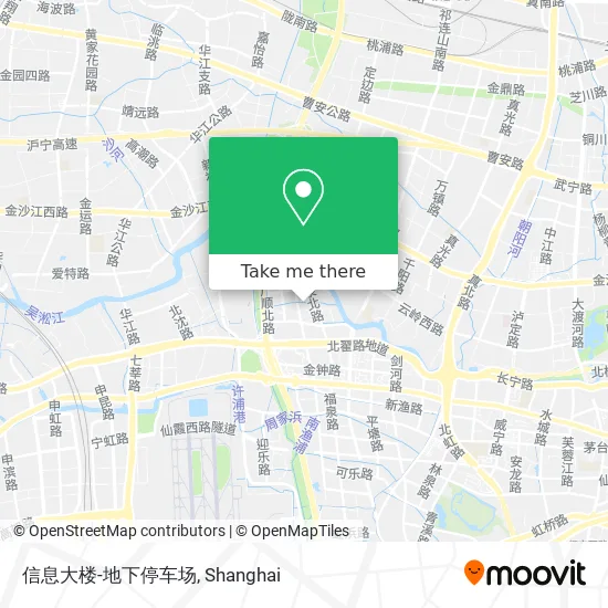 信息大楼-地下停车场 map