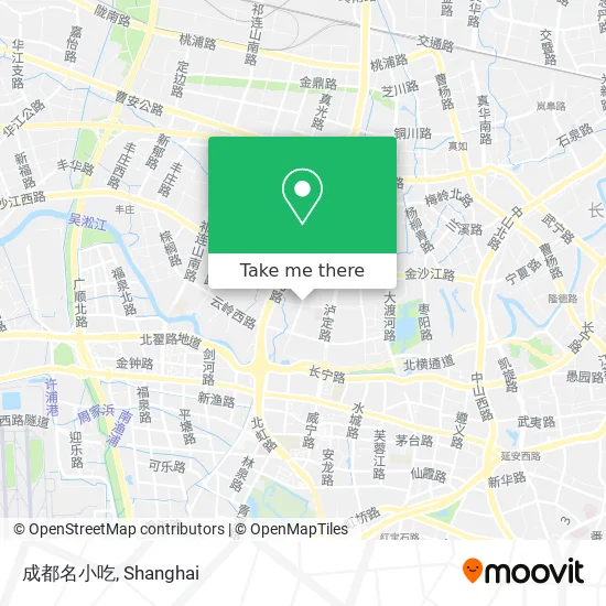 成都名小吃 map